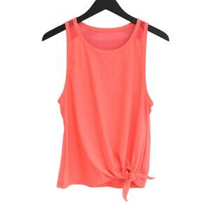 Reebok Athleticwear Casual Sleeveless  Knot Workout Tank Top
